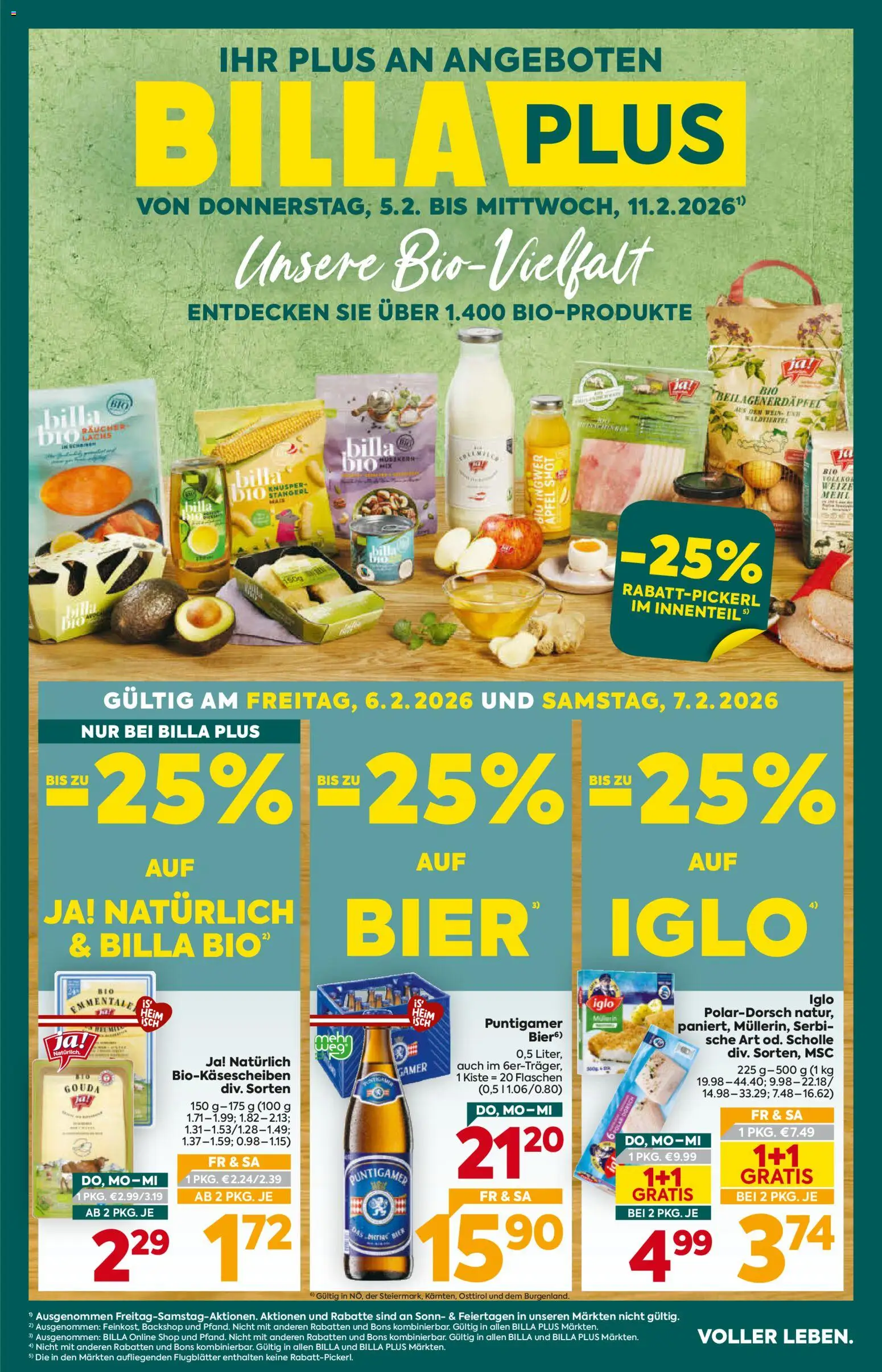 Billa Plus Flugblatt - Steiermark gültig ab 05.02.2026 | Seite: 1