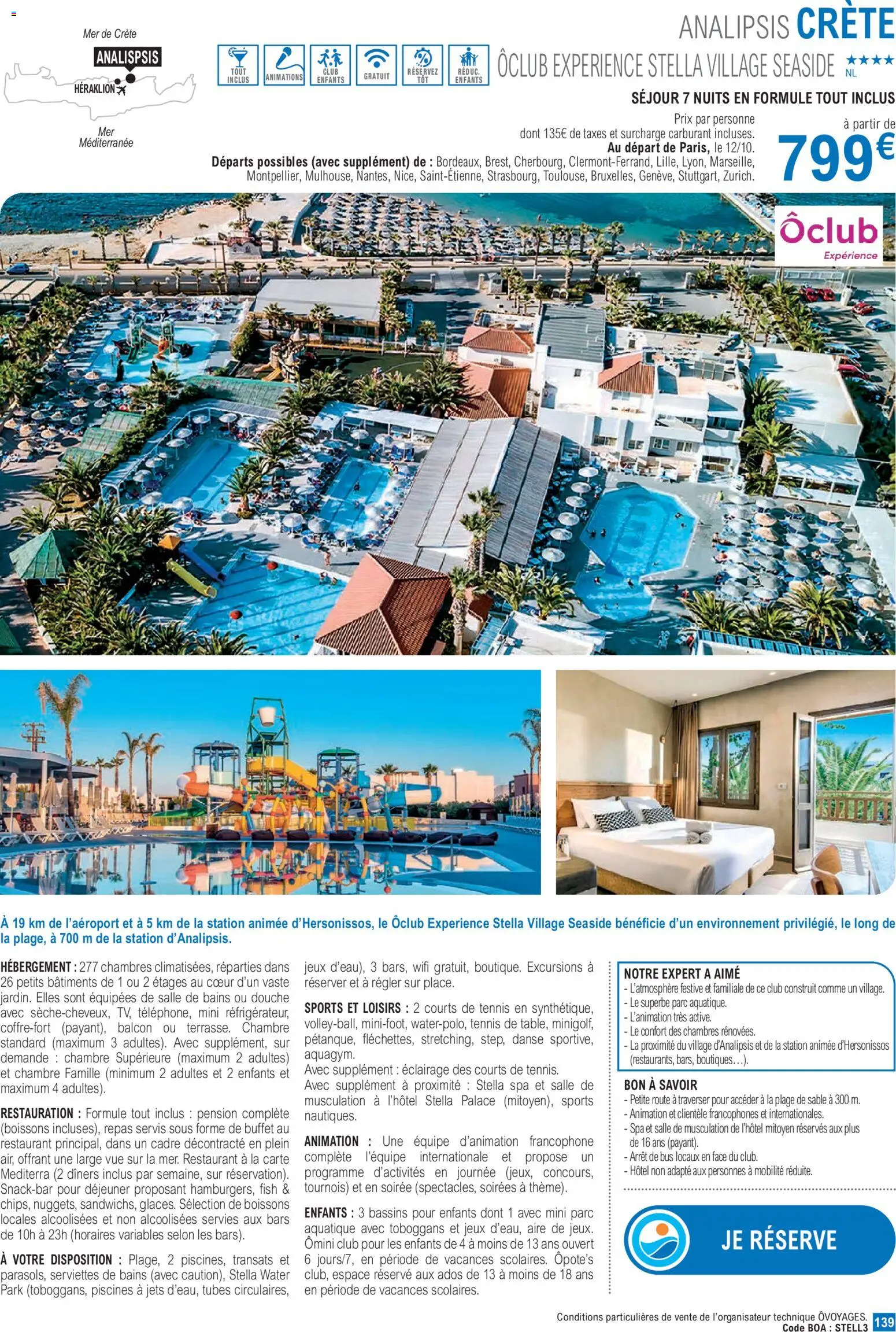 {H1} | Page: 139 | Produits: Crête, Buffet, Douche, Jeux