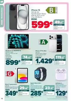 Vista previa Carrefour Dia de la Madre válido desde el 23.04.2026 | Página: 12 | Productos: Ipad, Airpods, Apple, Iphone