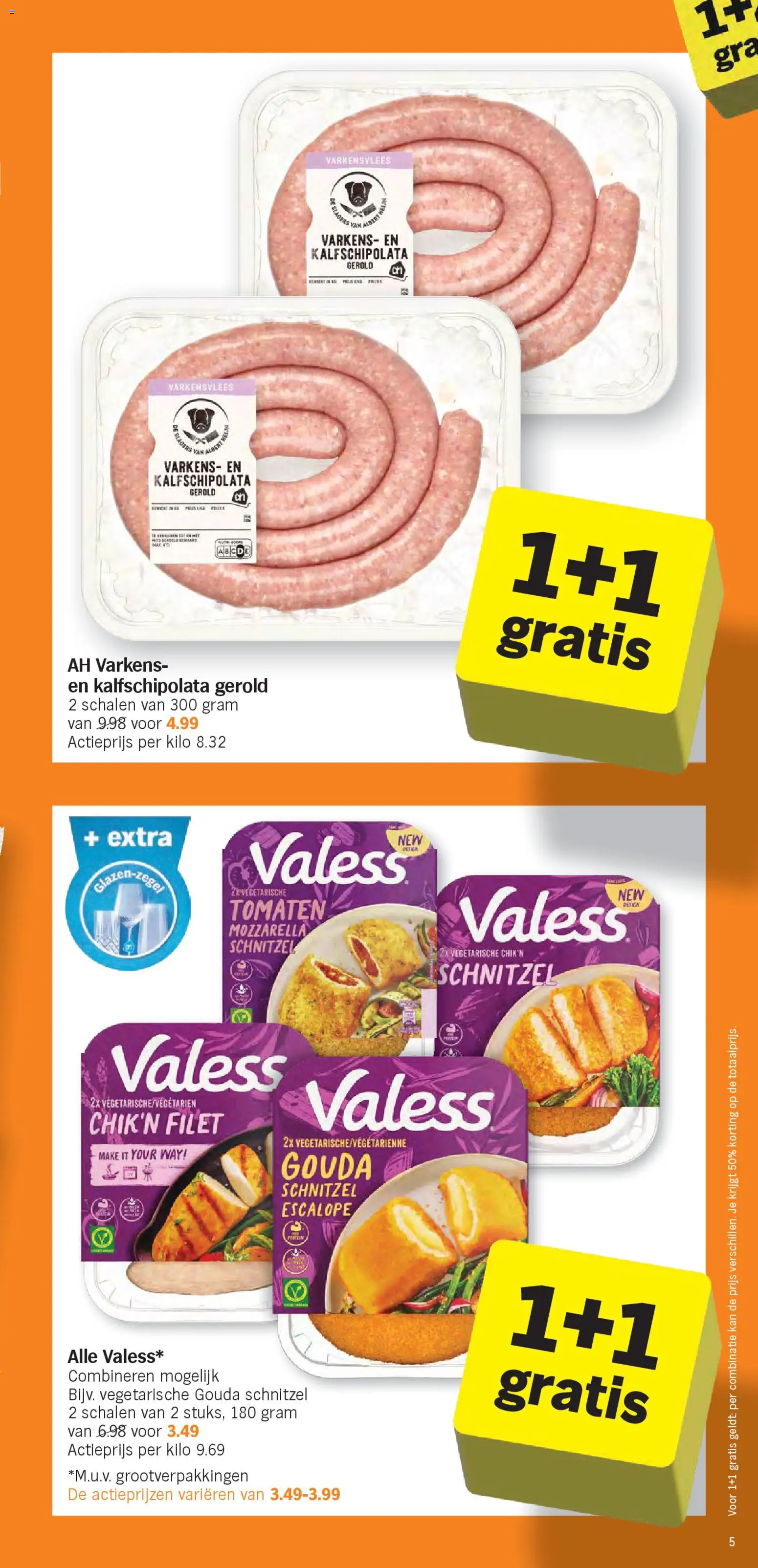{H1} | Pagina: 5 | Producten: Varkensvlees, Schnitzel, Gouda, Kan