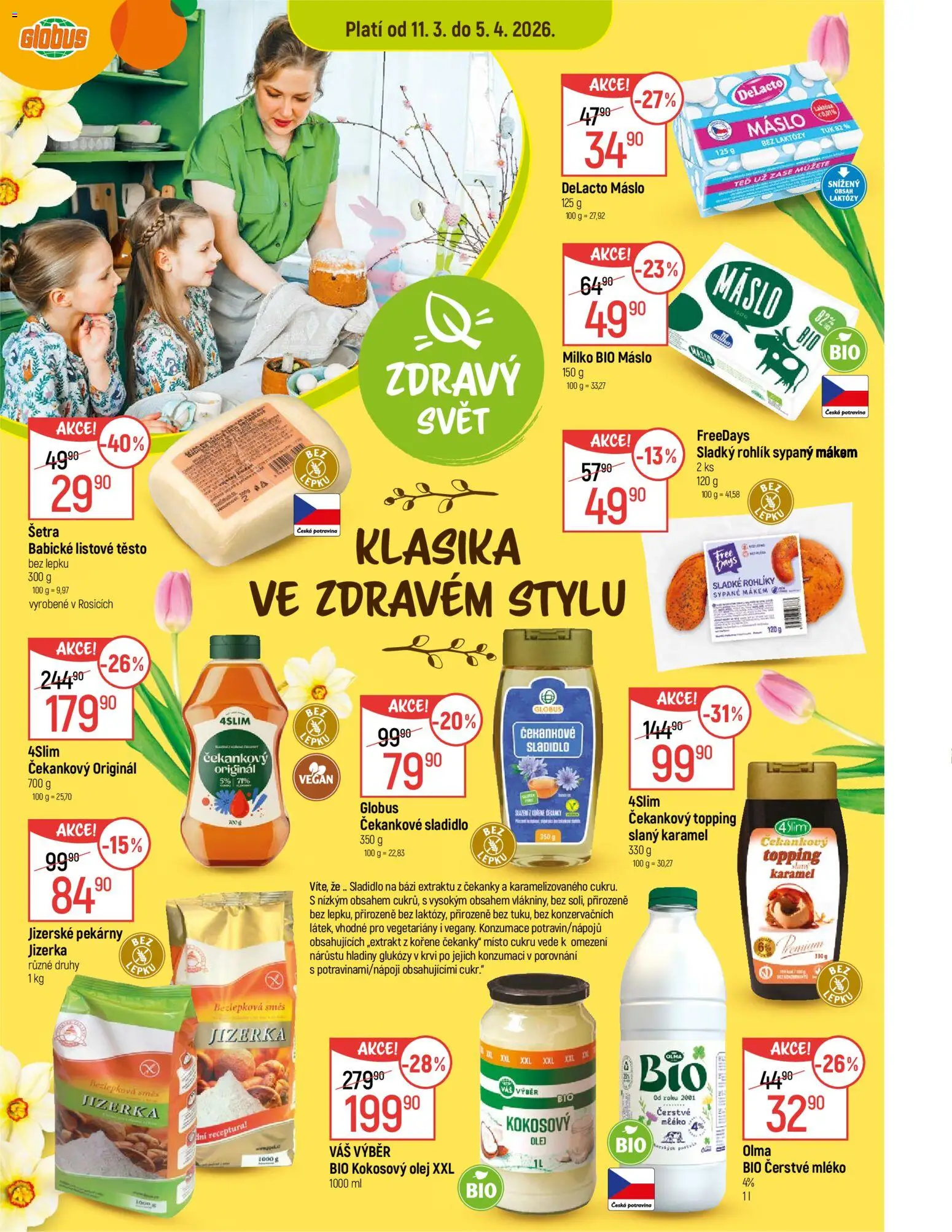 Globus leták - Pardubice od 11.03.2026 | Strana: 5 | Produkty: Olej, Kokosový olej, Sladidlo, Těsto