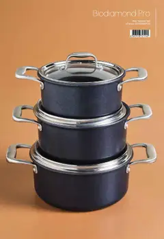 04.09.2025 tarihinden itibaren geçerli olan Karaca kataloğu önizlemesi | Sayfa: 51 | Ürünler: Tencere seti