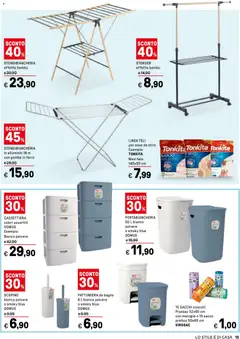 Anteprima del volantino Iper volantino Casa valido a partire dal 07.04.2026 | Pagina: 15 | Prodotti: Pattumiera, Alluminio, Cassettiera, Bagno