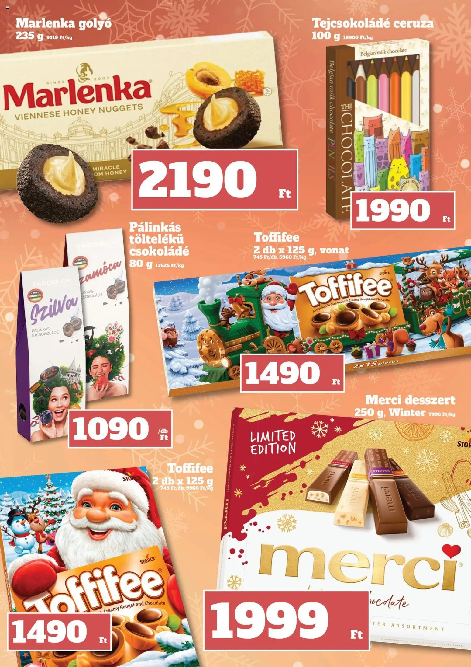 Family Diszkont akciós ujság - amely érvényes a következő dátumtól: 30.10.2025 | Oldal: 28 | Termékek: Nuggets, Étcsokoládé, Toffifee, Csokoládé