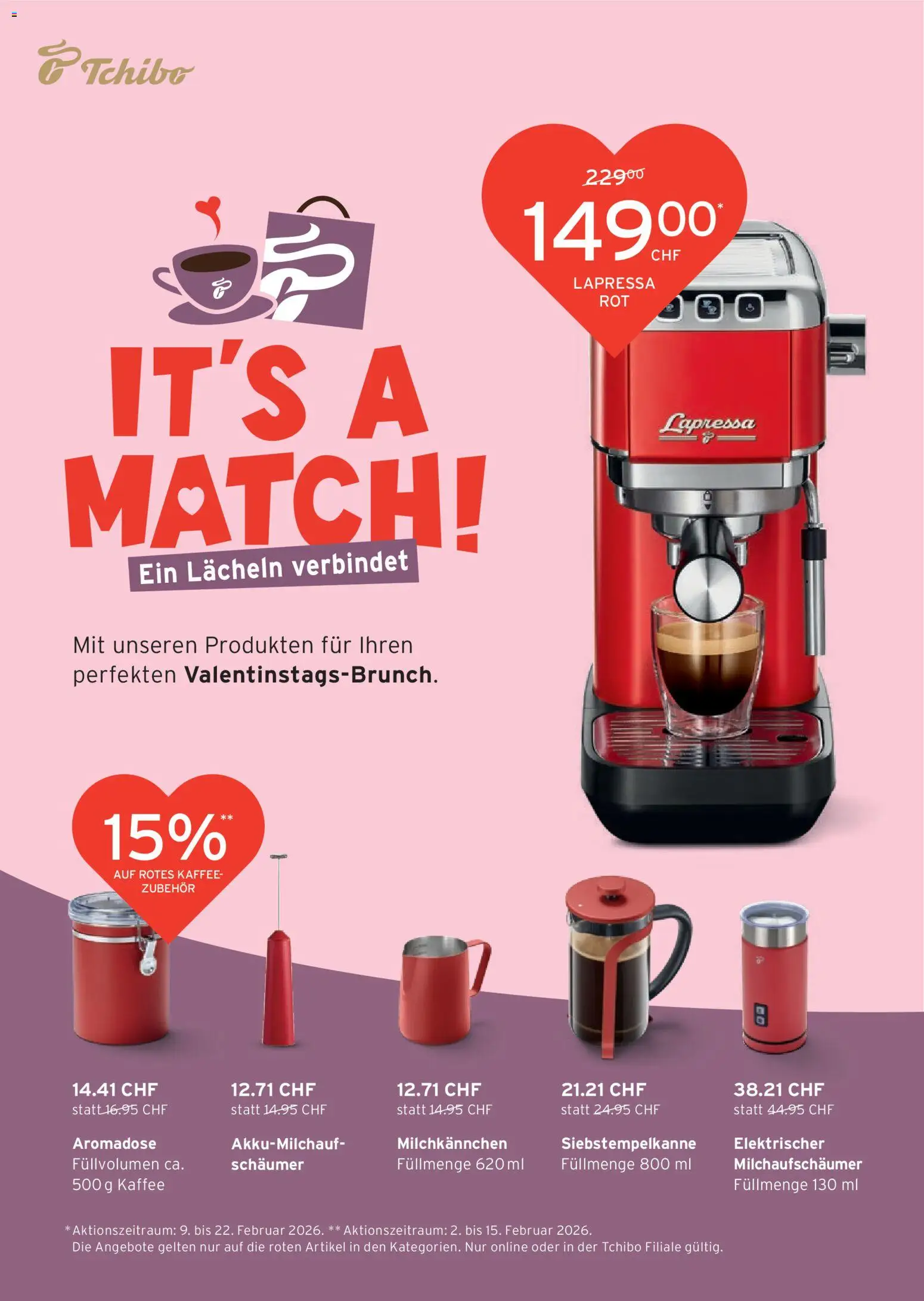 Tchibo Aktionen Genuss – gültig ab 03.02.2026 | Seite: 32 | Produkte: Kaffee