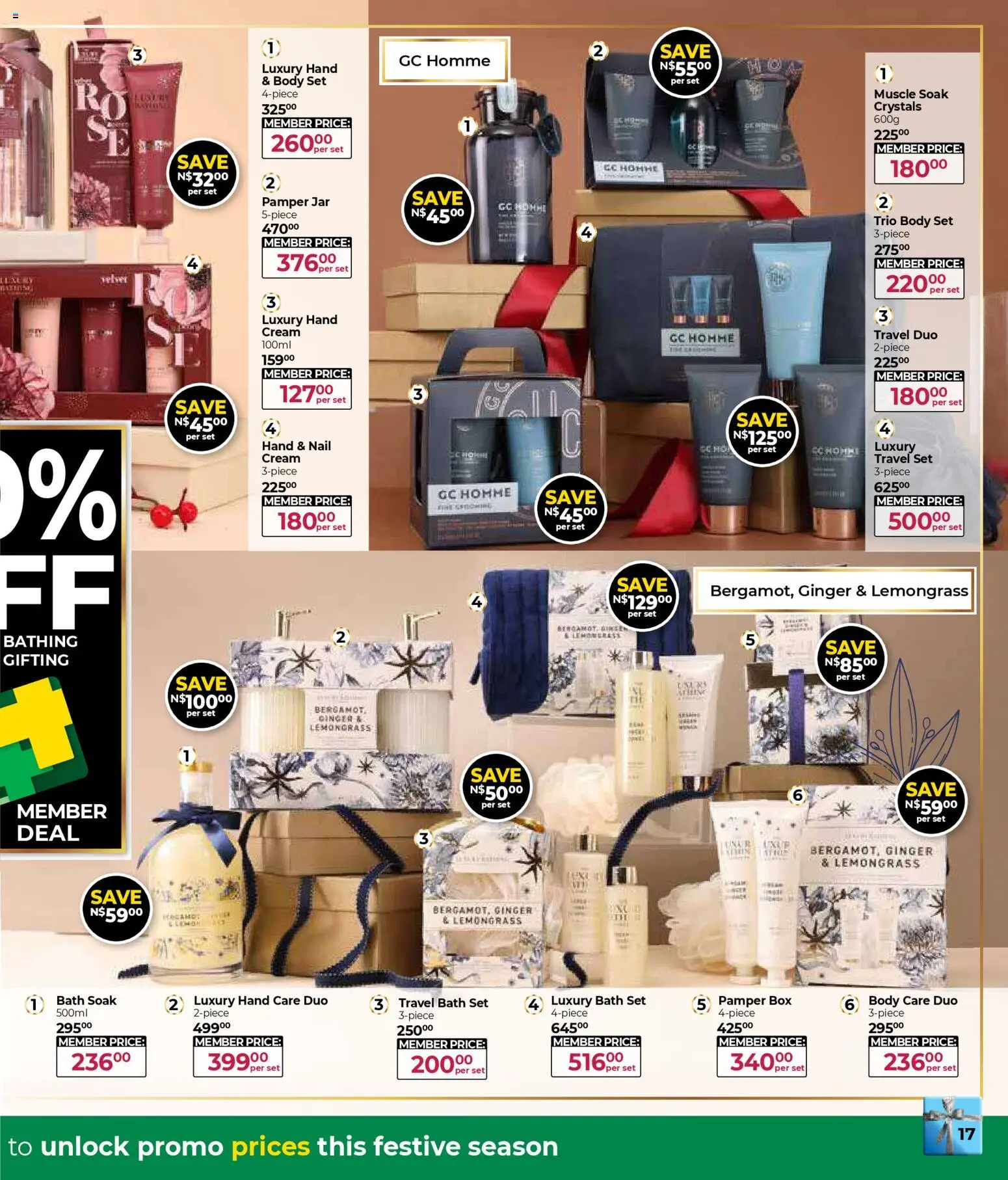 New Dis-Chem catalogue – valid from 29.10.2025 | Page: 17 | Products: Box, Bath, Cream, Hand cream