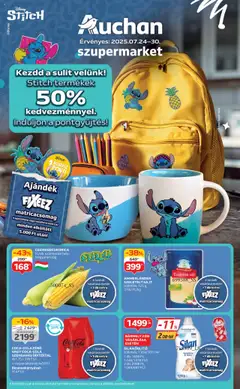 Auchan - Akciós újság Szupermarket - amely érvényes a következő dátumtól: 24.07.2025