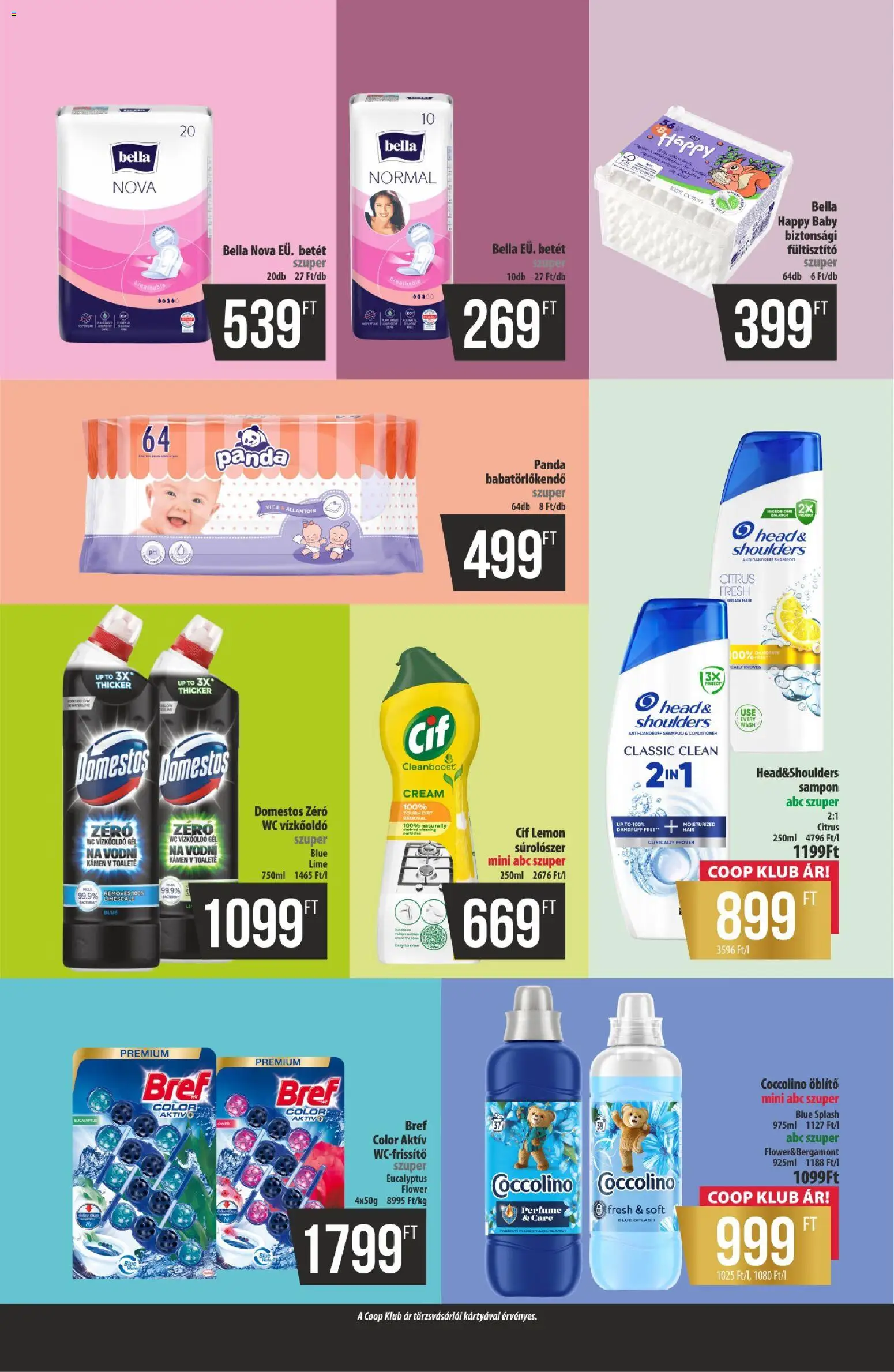 COOP akciós ujság - amely érvényes a következő dátumtól: 19.03.2026 | Oldal: 14 | Termékek: Coccolino, Lime, Vízkőoldó, Fültisztító