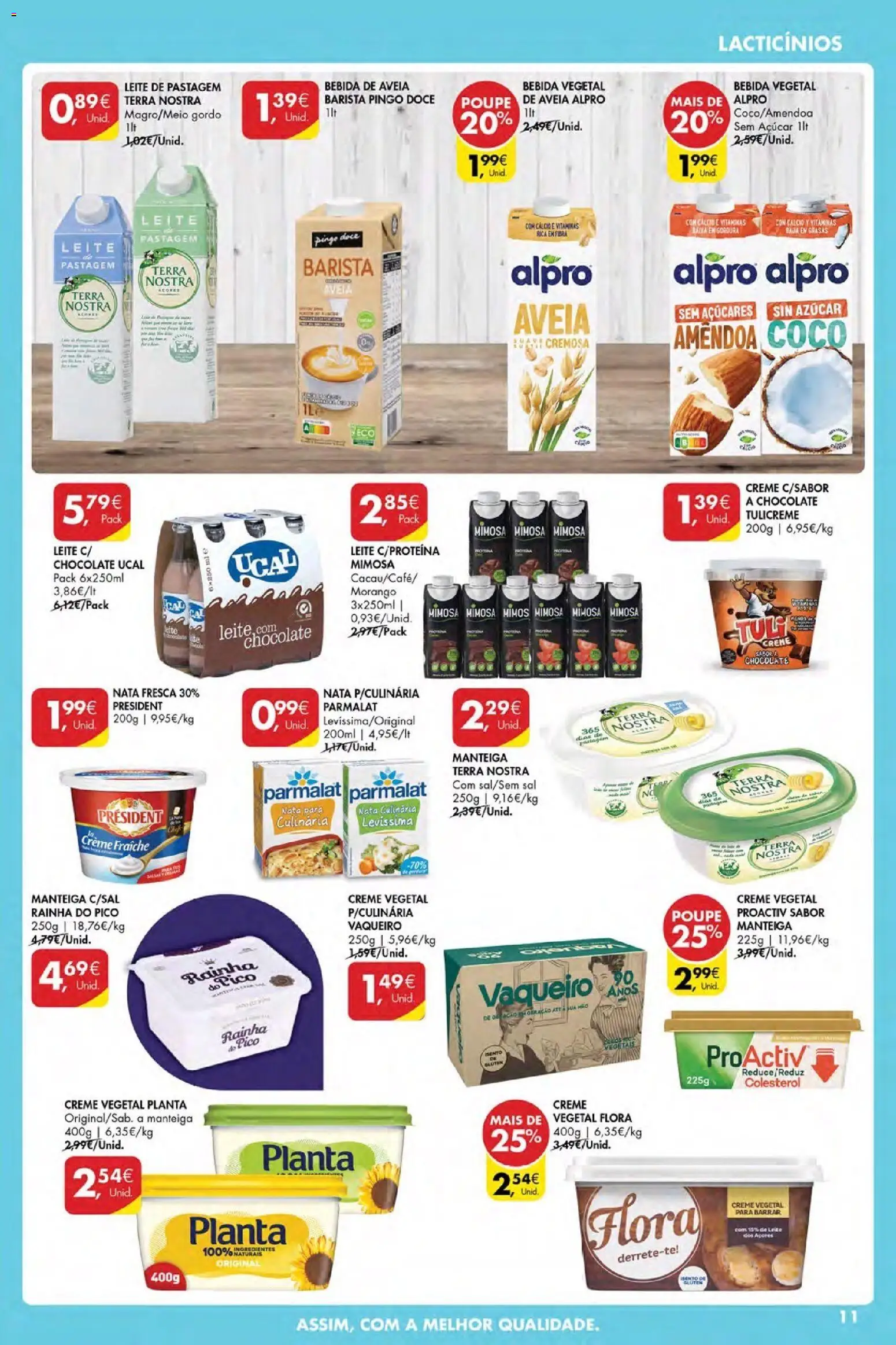 Pingo Doce Black Friday │ válido de 27.11.2025 | Página: 11 | Produtos: Creme fraiche, Manteiga, Chocolate, Creme
