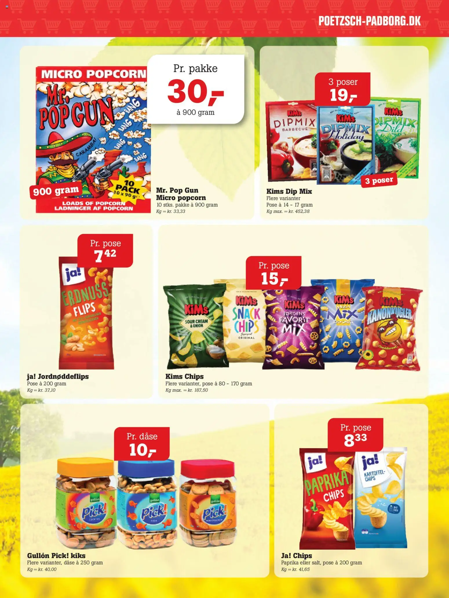 Poetzsch Padborg tilbudsavis – gyldig fra 30.04.2026 | Side: 13 | Produkter: Chips, Popcorn, Paprika