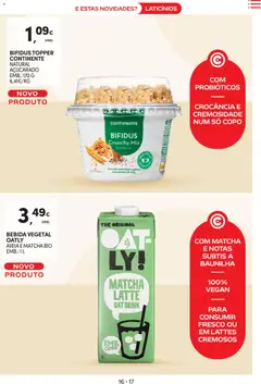 Pré-visualização Continente - Novidades de que toda a gente gosta válido de 10.02.2026 | Página: 17 | Produtos: Aveia, Probióticos, Quinoa, Bebida