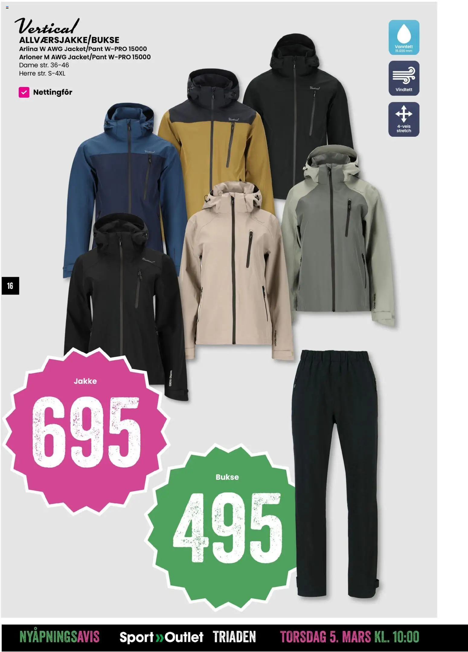 {H1} | Side: 16 | Produkter: Jakke