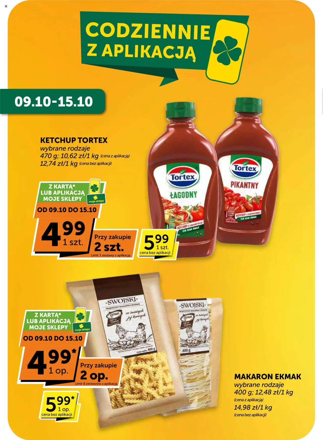 Euro Sklep Gazetka od 02.10.2025 | Strona: 14 | Produkty: Ketchup, Ketchup tortex, Makaron