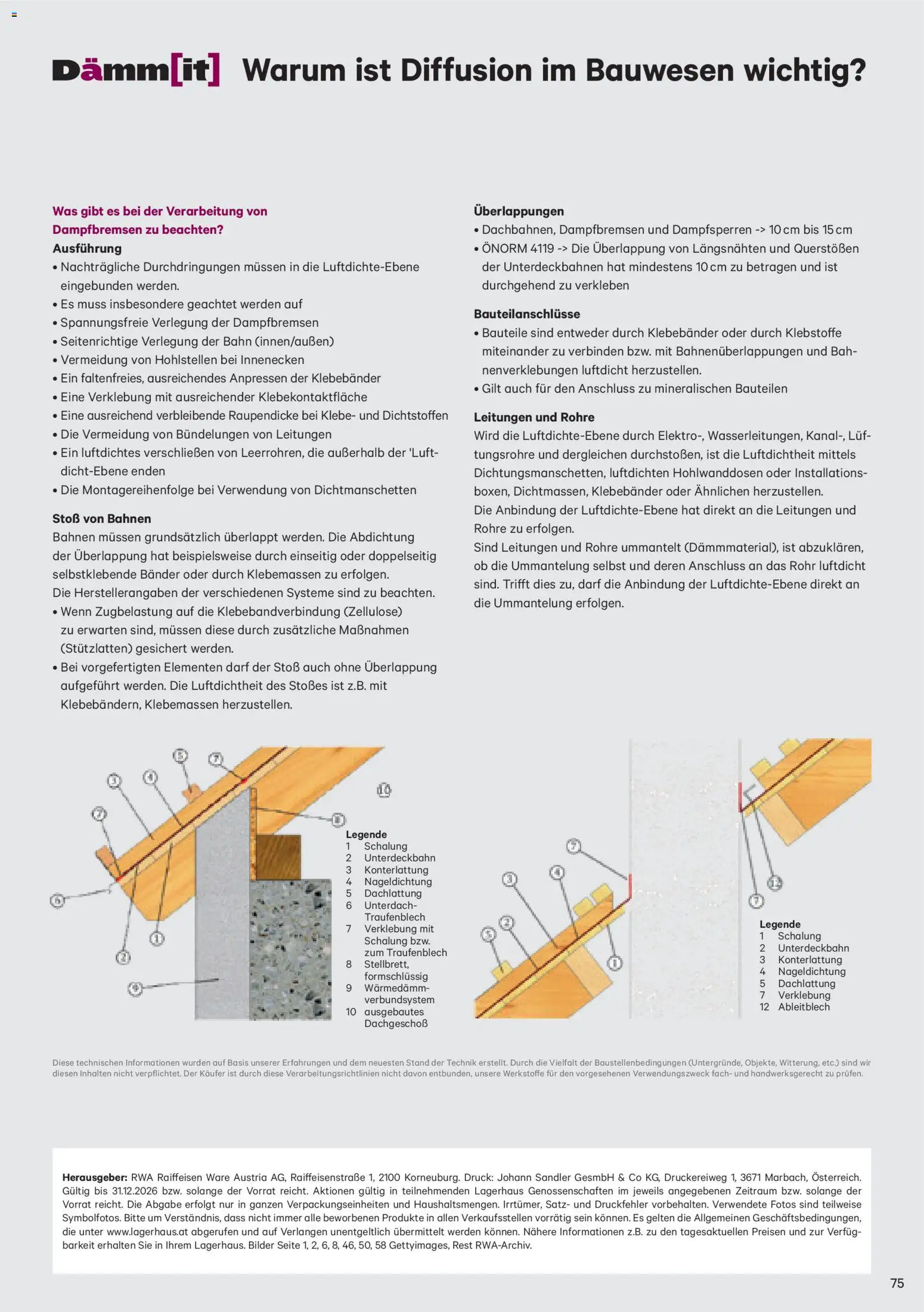 Lagerhaus Dämm[it] Folder gültig ab 02.01.2026 | Seite: 75
