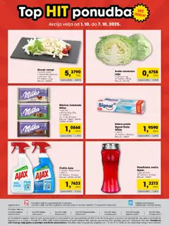 Tuš katalog akcije – veljaven od 01.10.2025 | Stran: 24 | Izdelki: Sveča, Cokolada, Zobna pasta, Zelje