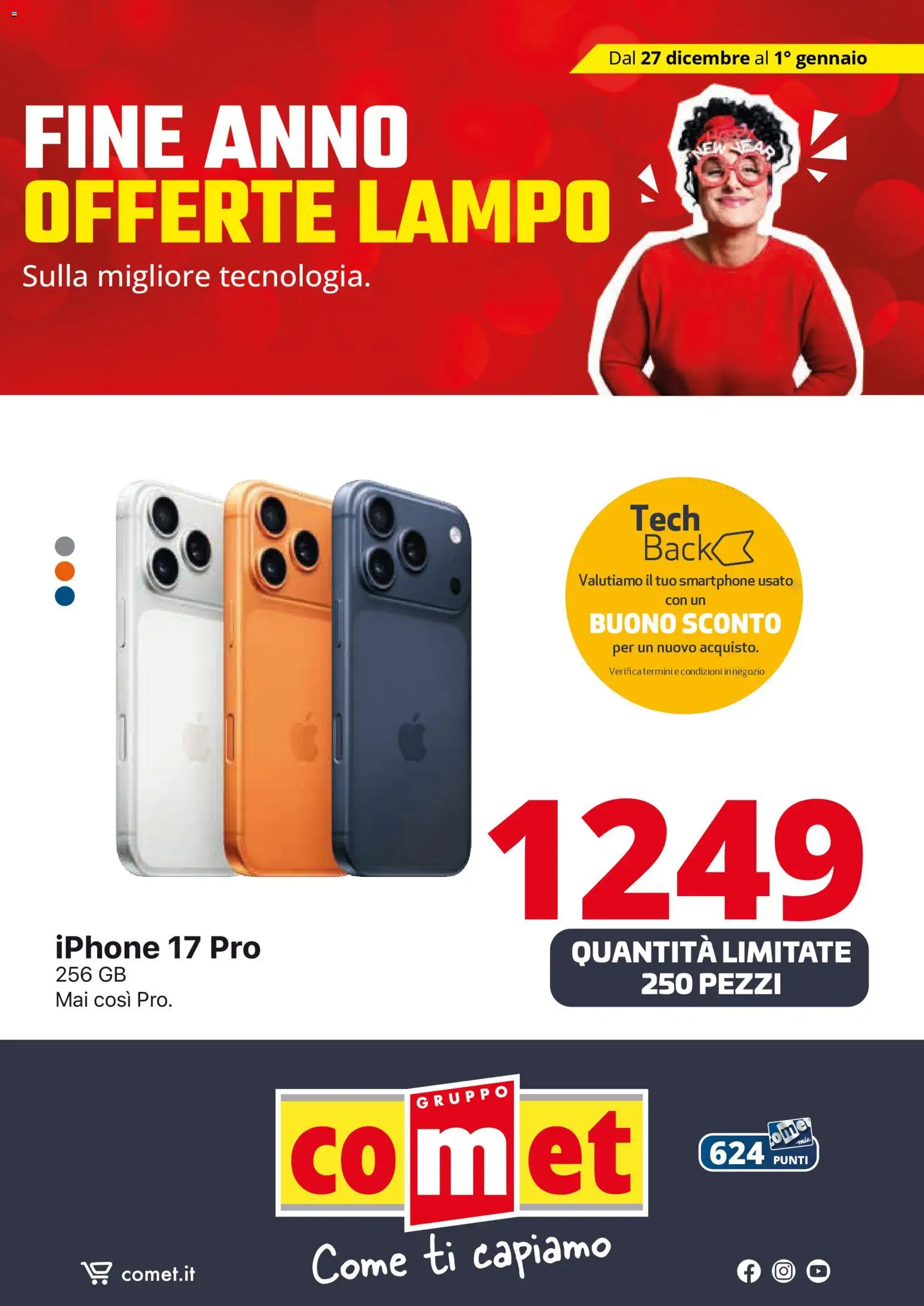 Volantino Comet del 27.12.2025 | Pagina: 2 | Prodotti: Iphone, Smartphone