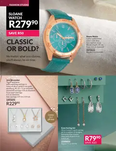 Avon specials catalogue – valid from 01.03.2026 | Page: 114 | Products: Watch, Earrings, Necklaces, Box