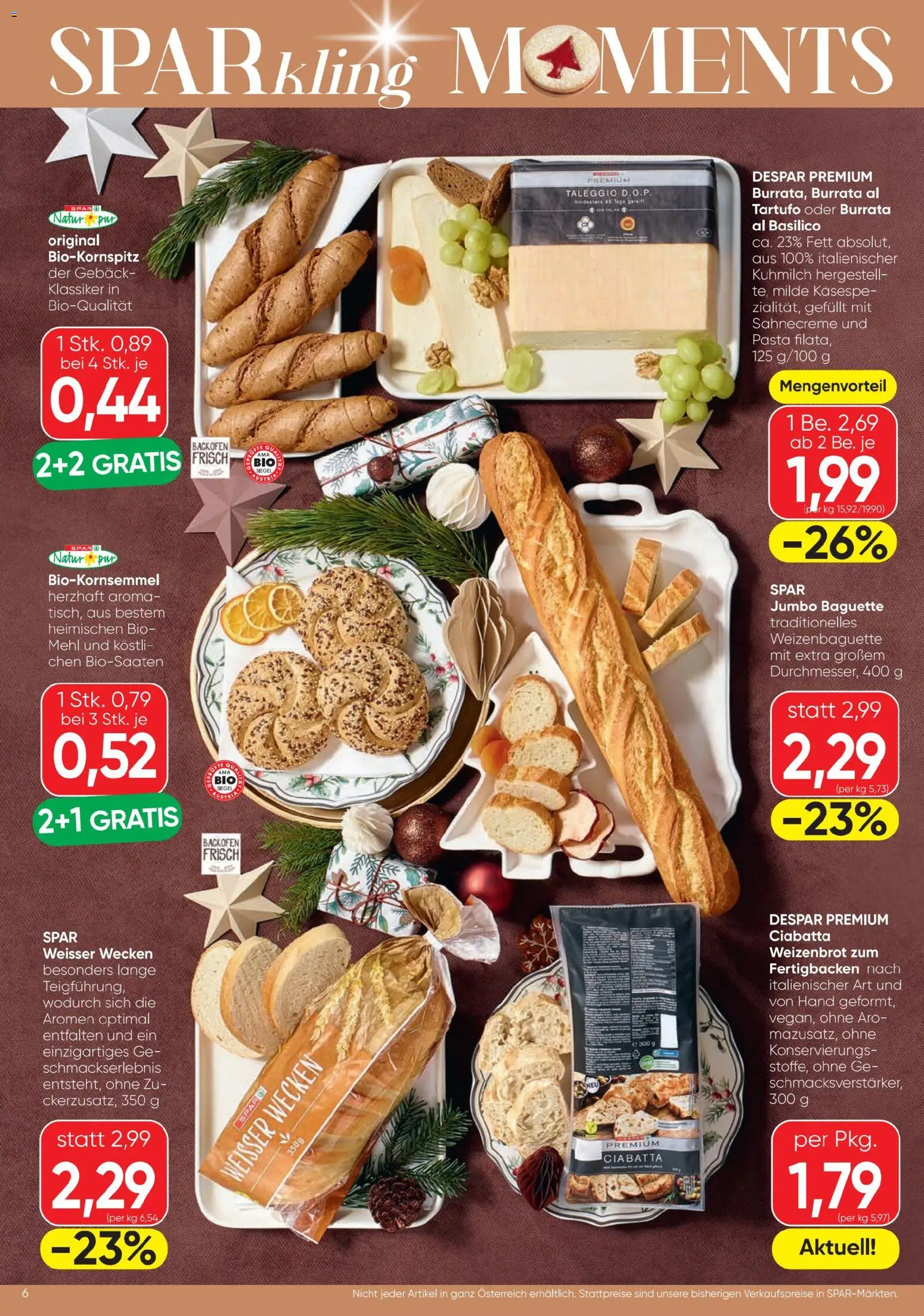 Spar Sparkling Moments gültig ab 23.12.2025 | Seite: 6 | Produkte: Pasta, Jääkaappipakastin