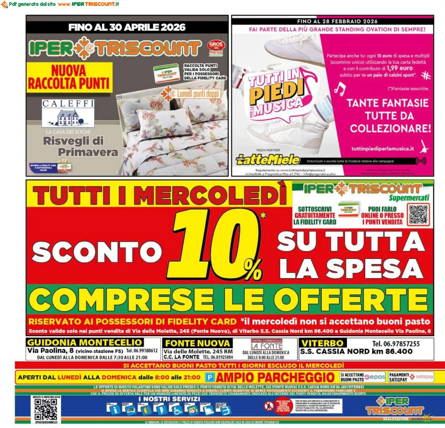 Volantino Ipertriscount del 25.02.2026 | Pagina: 20 | Prodotti: Tè, Calzini