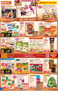 Norma Flugblatt ab 10.11.2025 gültig | Seite: 7 | Produkte: Rizsliszt, Milch, Butter, Bourbon