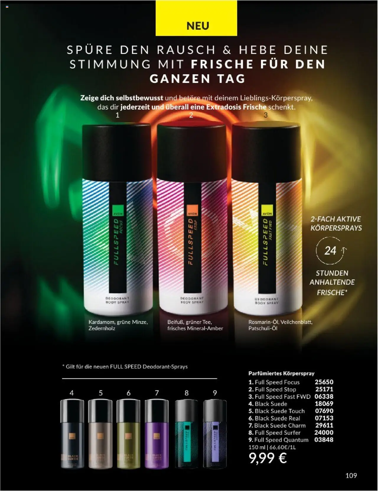 AVON Katalog August 2025 - gültig ab dem 01.08.2025 | Seite: 111 | Produkte: Deodorant, Körperspray