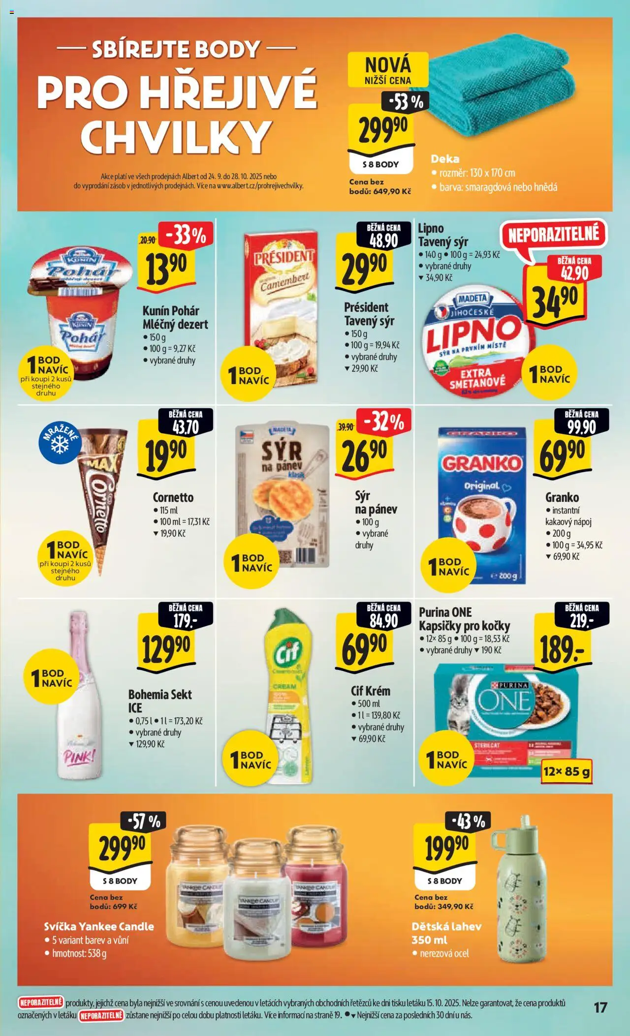 Albert leták - Hypermarket od 22.10.2025 | Strana: 26 | Produkty: Granko, Sekt, Svíčka, Camembert
