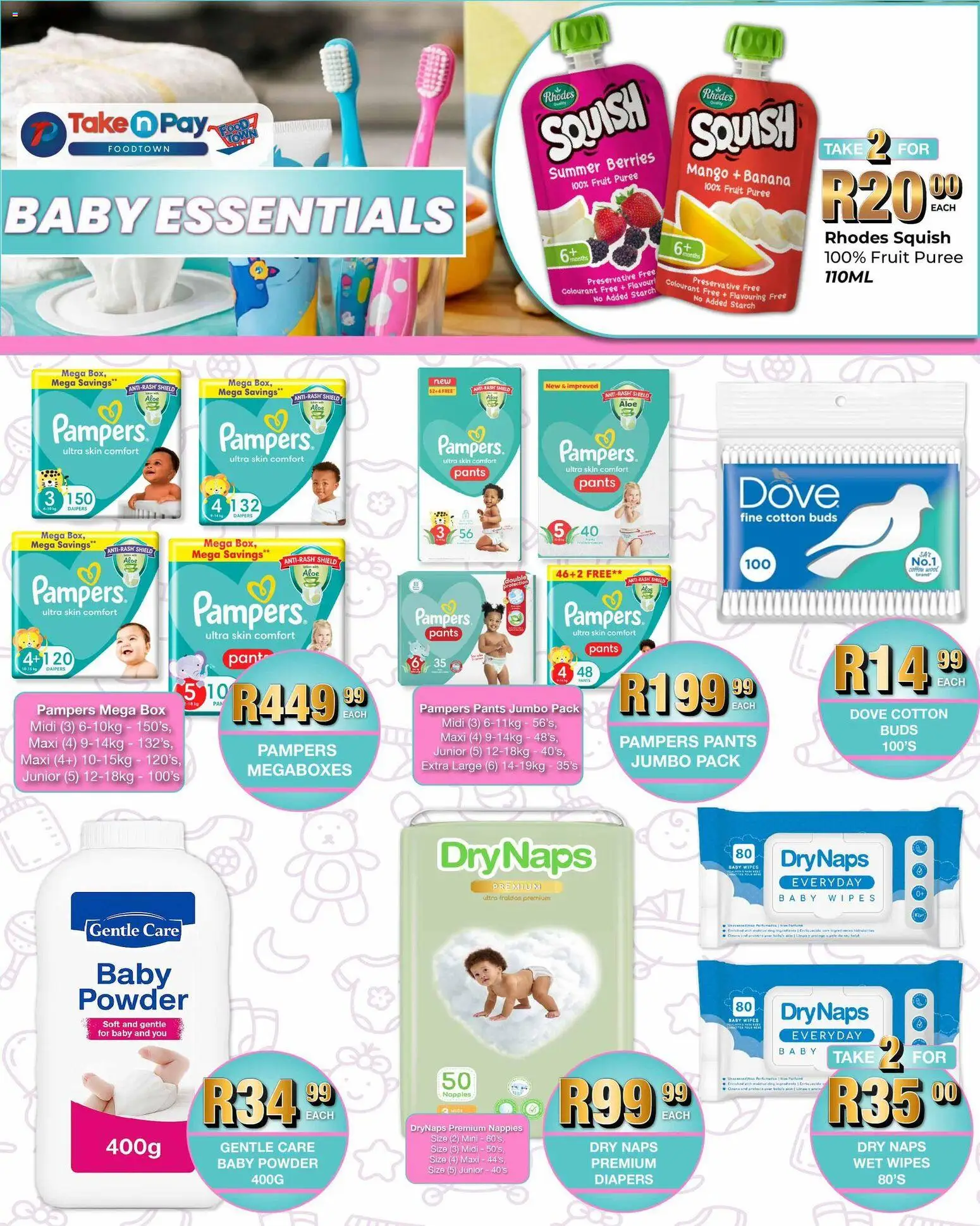 New Take n Pay catalogue – valid from 13.04.2026 | Page: 26 | Products: Pants, Preservative, Mango, Cotton buds