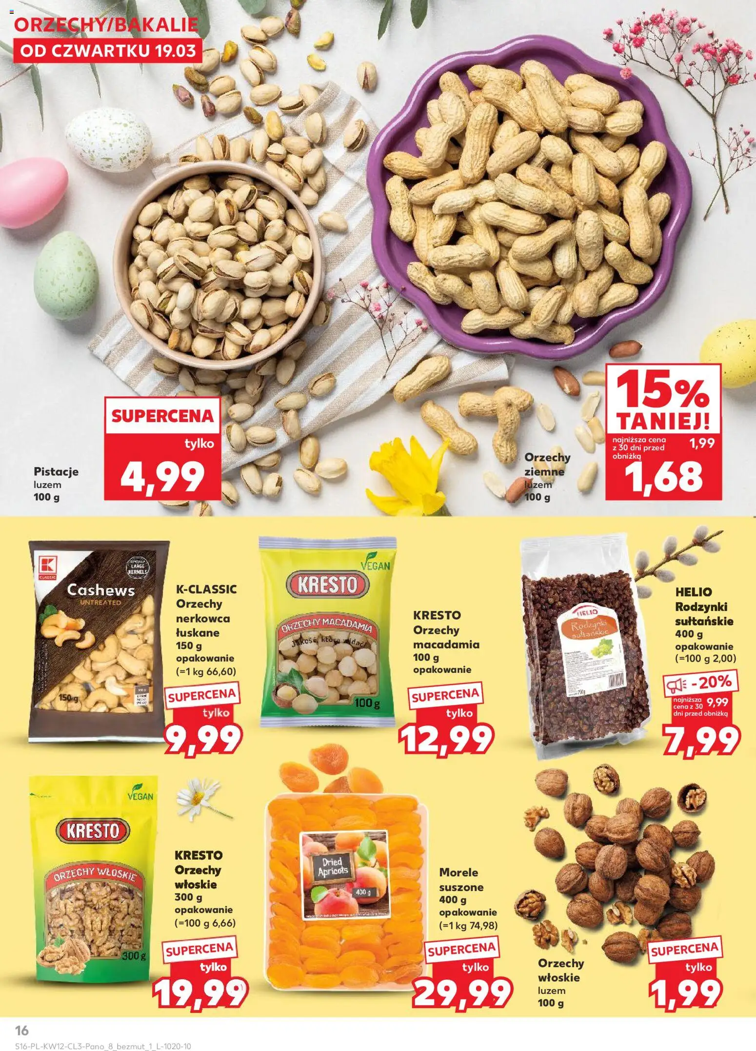 Kaufland Polsko leták - Jak święta kocham od 19.03.2026 | Strana: 16 | Produkty: Vegan