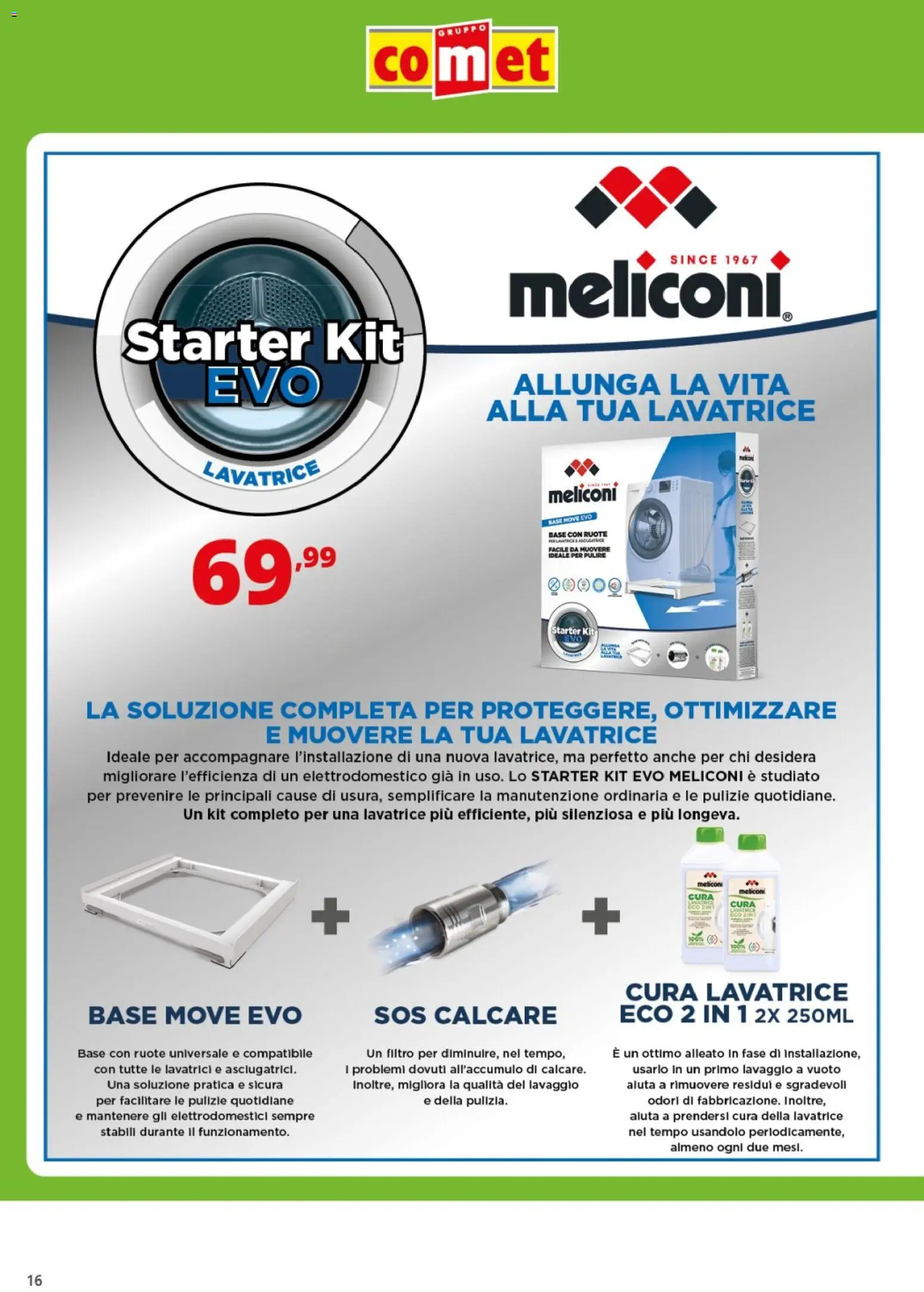 Volantino Comet del 24.02.2026 | Pagina: 16 | Prodotti: Lavatrice