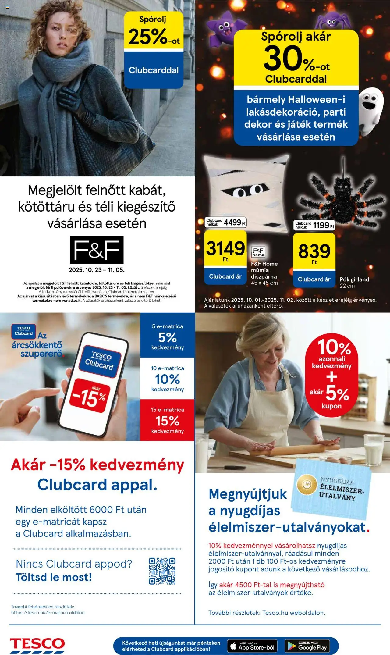 Tesco akciós ujság - amely érvényes a következő dátumtól: 21.10.2025 | Oldal: 16 | Termékek: Játék, Díszpárna