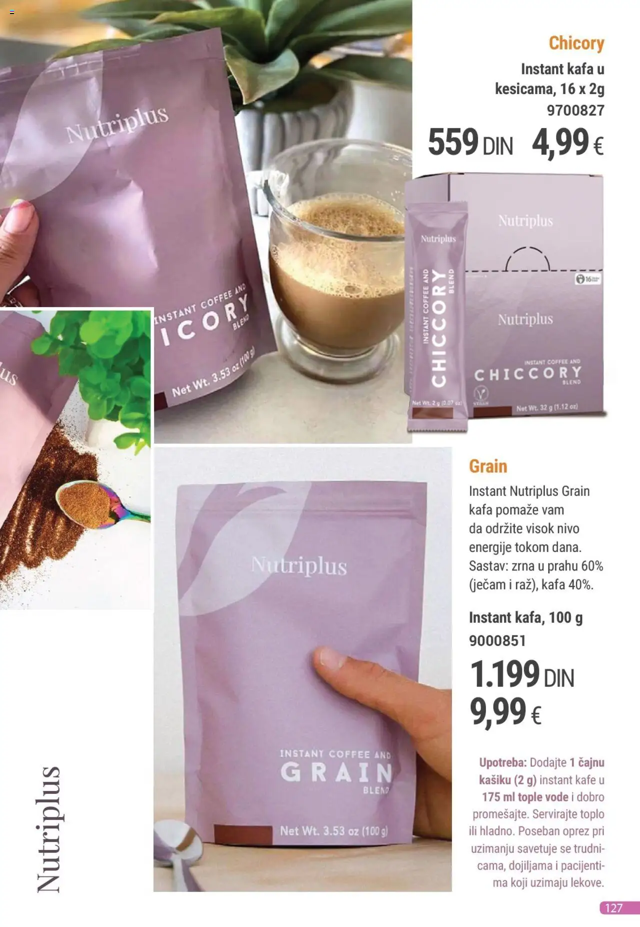 Farmasi katalog - važi od 01.08.2025 | Strana: 127 | Proizvode: Instant kafa, Kafa