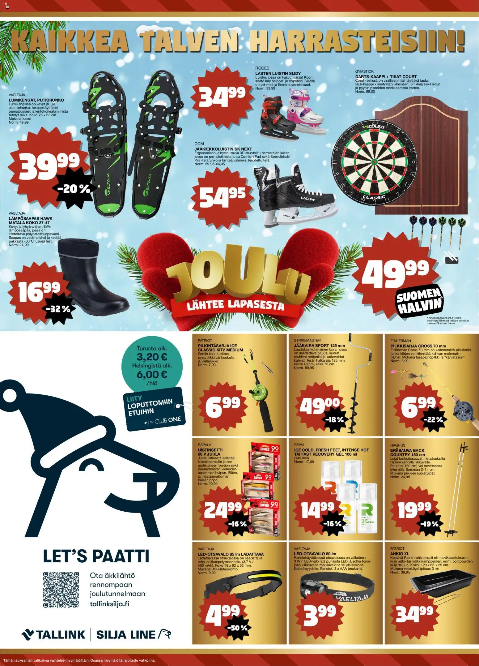 Tokmanni tarjoukset – voimassa 08.12.2025 alkaen | Sivu: 18 | Tuotteet: Paristot, Voi, Tikat