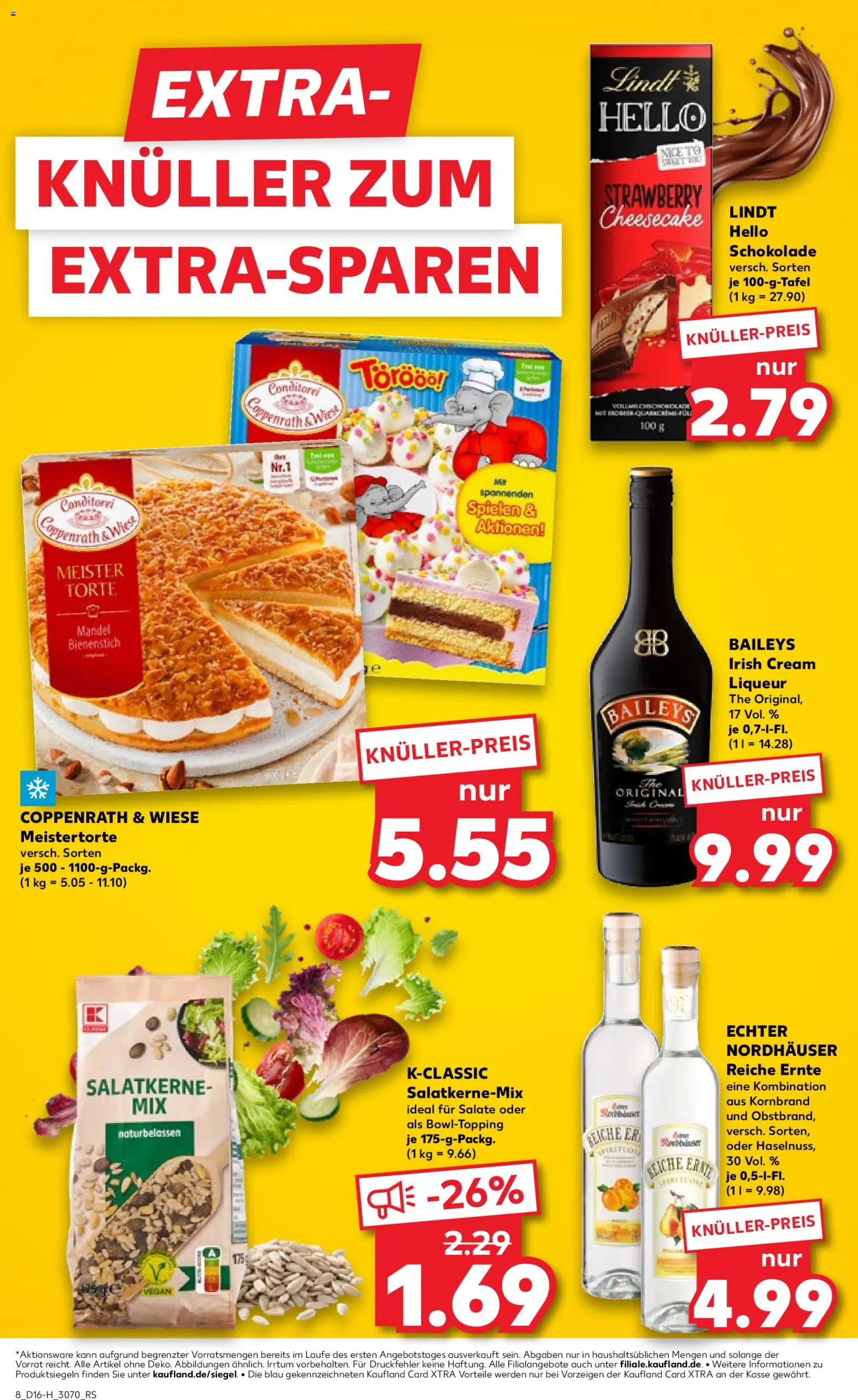 Kaufland Prospekt Leipzig	 – gültig ab 16.04.2026 | Seite: 8 | Produkte: Schokolade, Baileys, Lindt