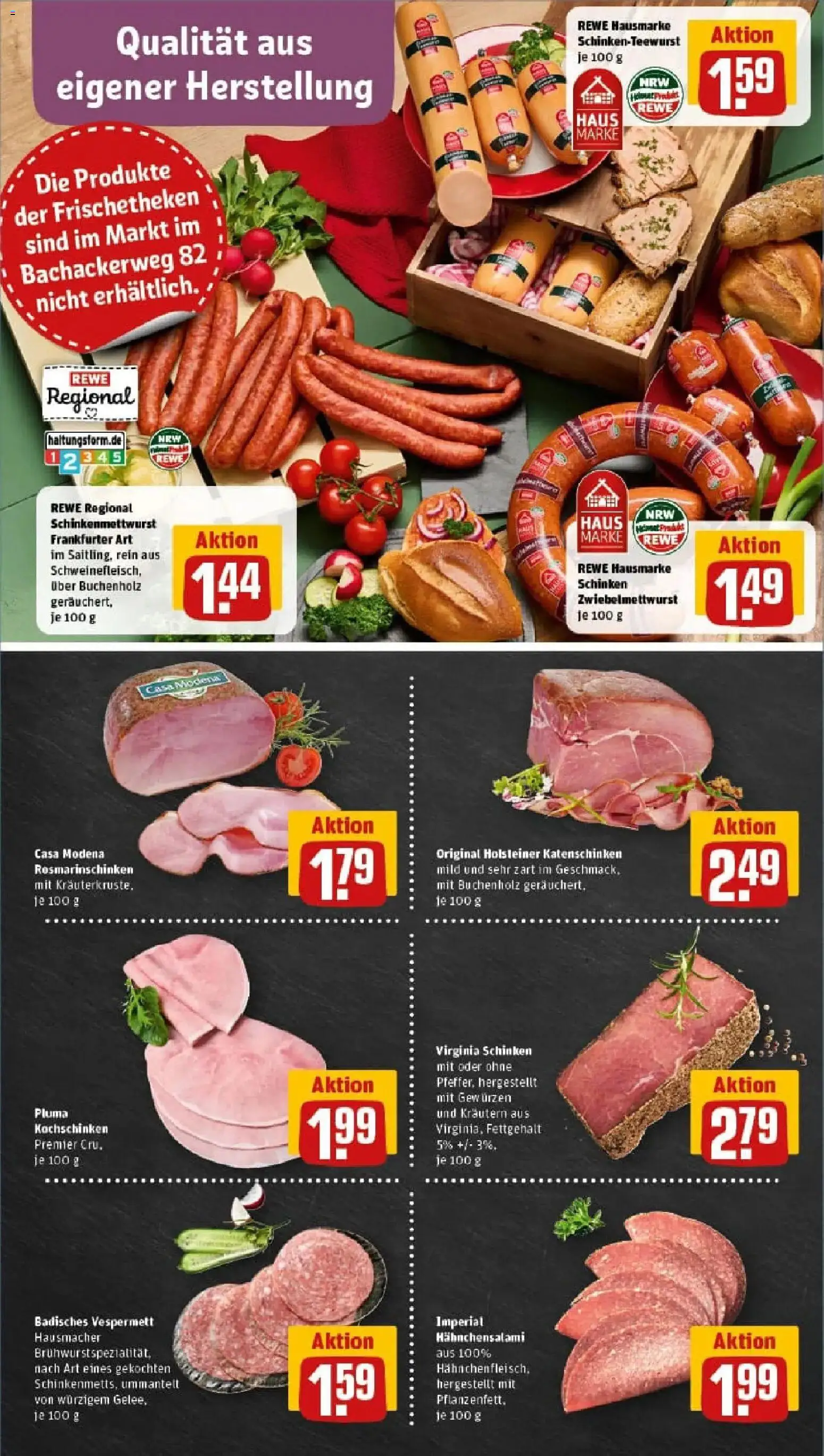 Rewe prospekt Marl	 – gültig ab 10.11.2025 | Seite: 8 | Produkte: Schinken