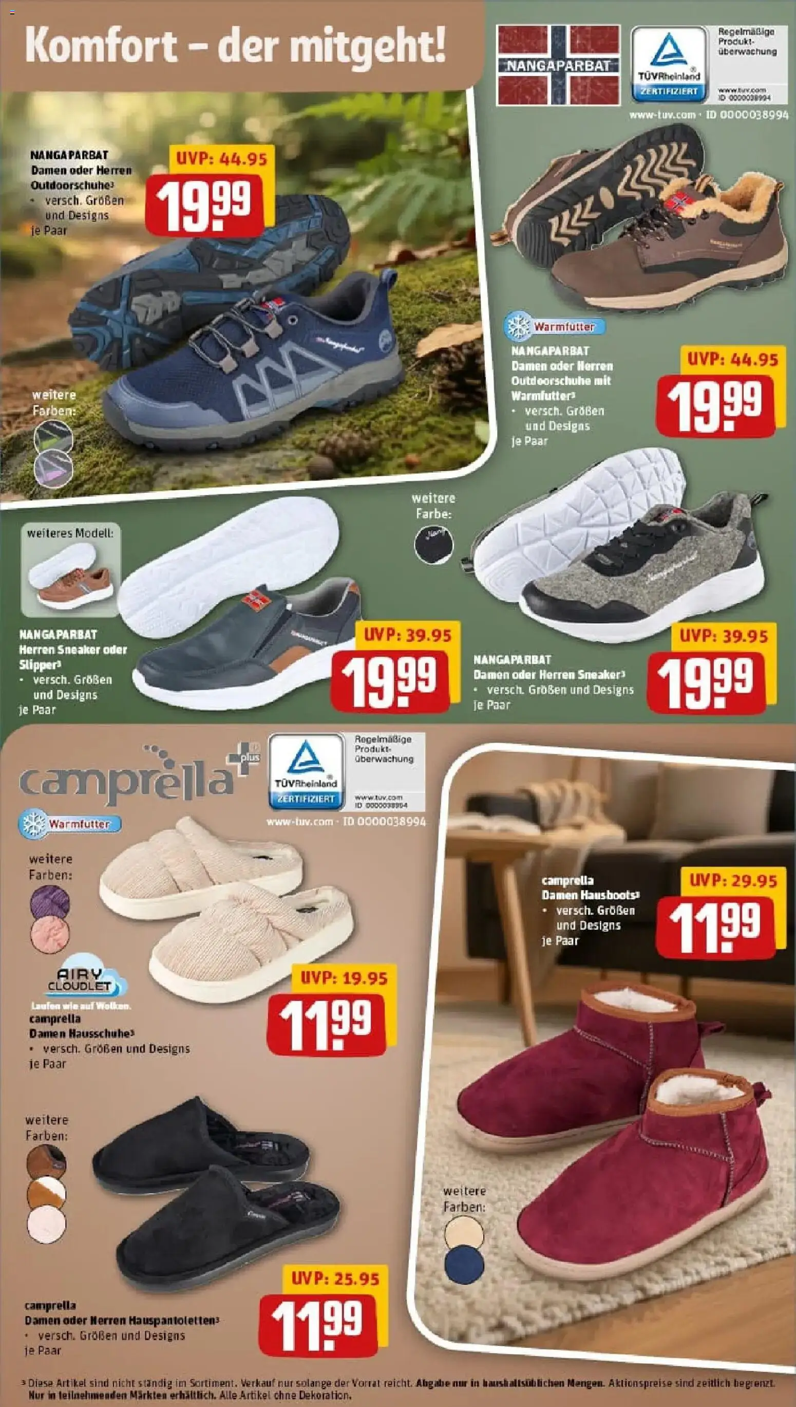 Rewe prospekt Wermelskirchen	 – gültig ab 26.01.2026 | Seite: 34 | Produkte: Hausschuhe