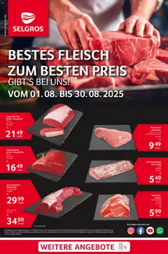 Selgros Bestes Fleisch gültig ab dem 01.08.2025