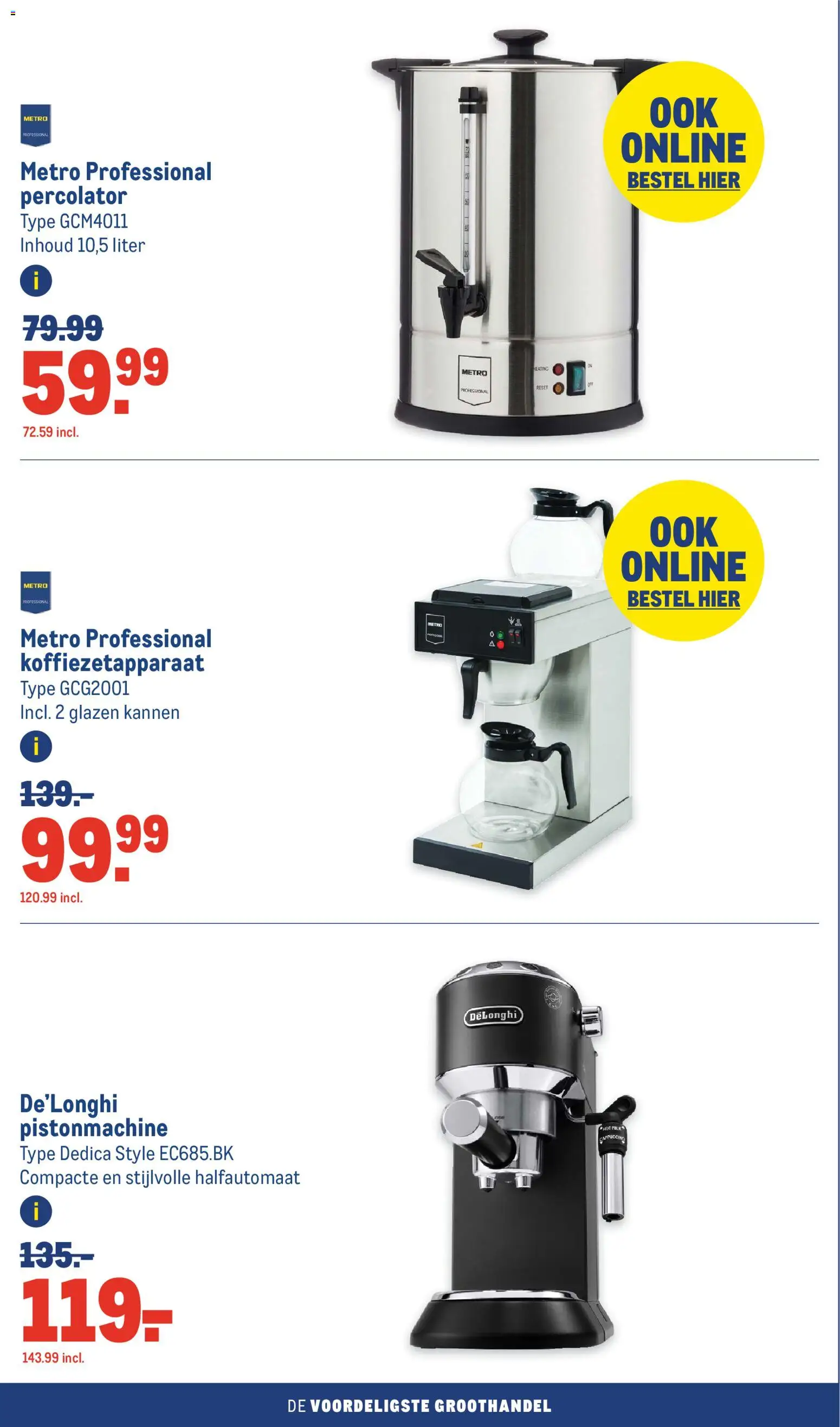 {H1} | Pagina: 8 | Producten: Koffiezetapparaat, Cappuccino