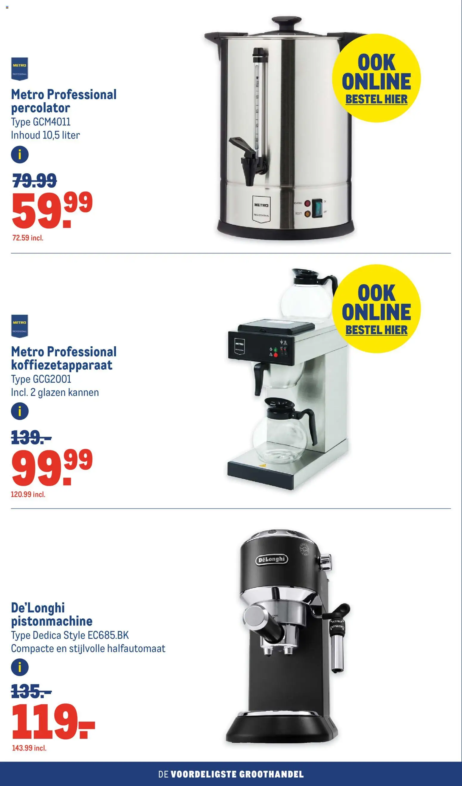 {H1} | Pagina: 8 | Producten: Koffiezetapparaat, Cappuccino