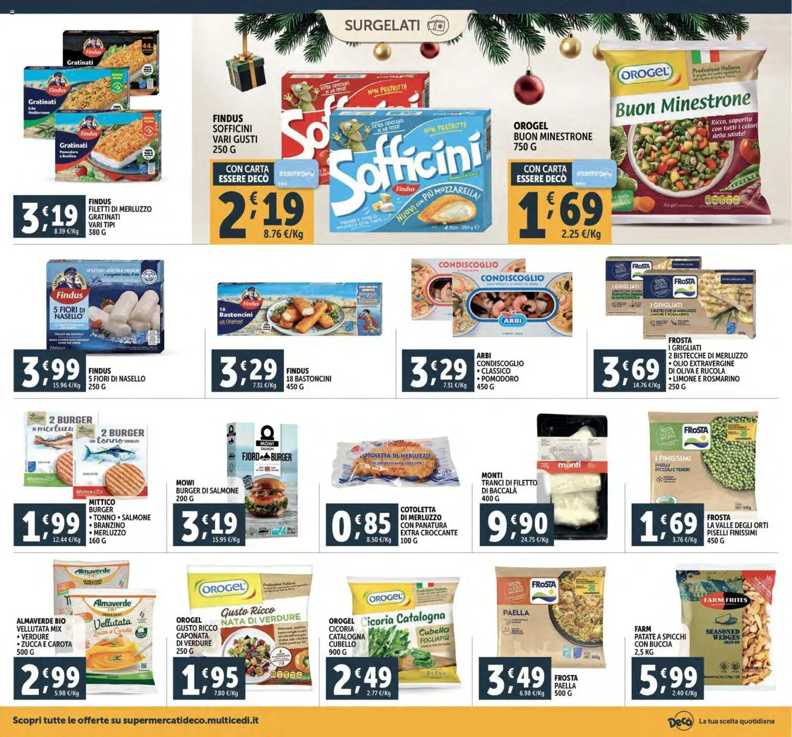 Volantino Decò del 02.12.2025 | Pagina: 16 | Prodotti: Minestrone, Carote, Zucca, Piselli