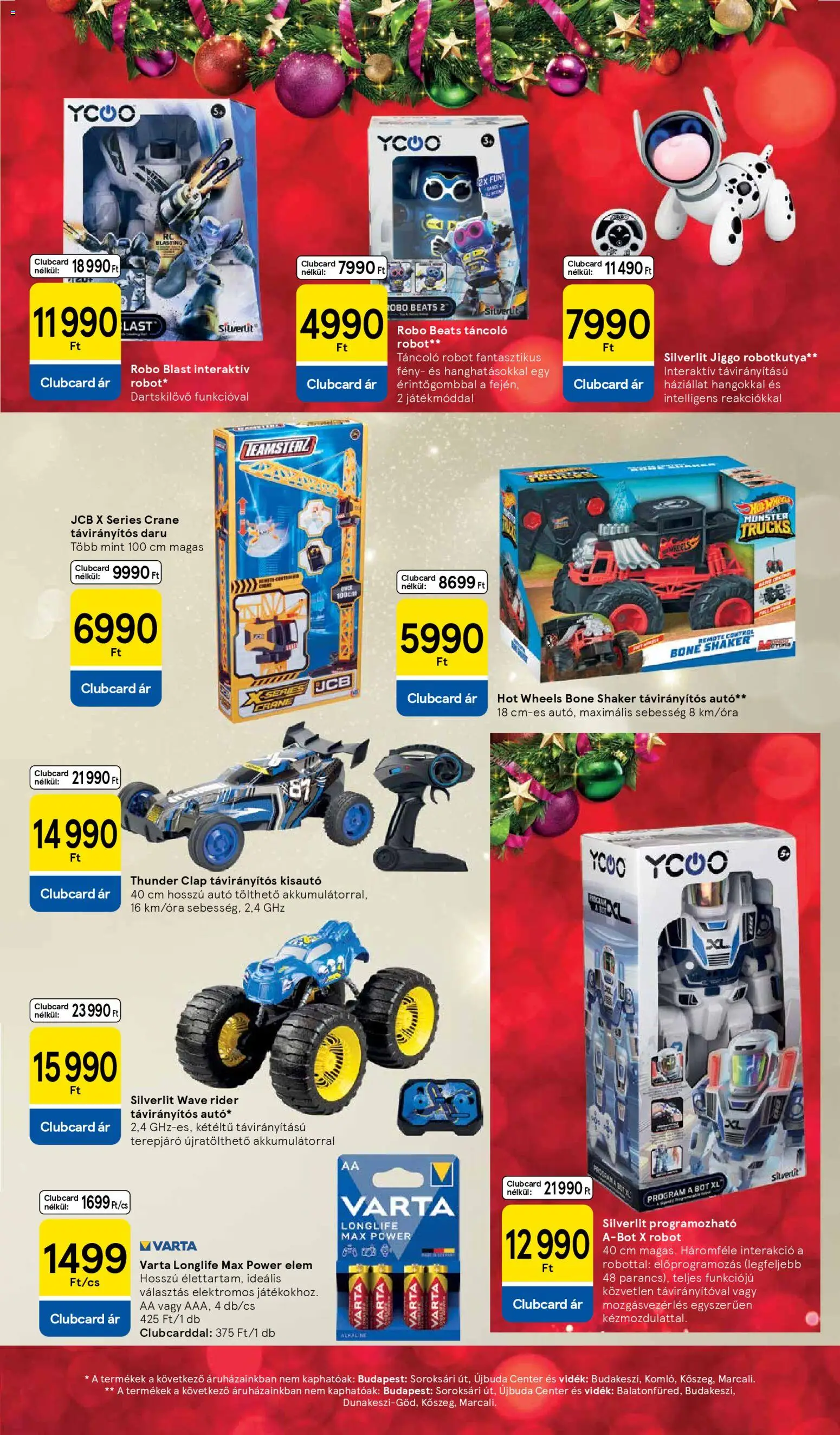 Tesco akciós ujság - amely érvényes a következő dátumtól: 29.10.2025 | Oldal: 9 | Termékek: Robot