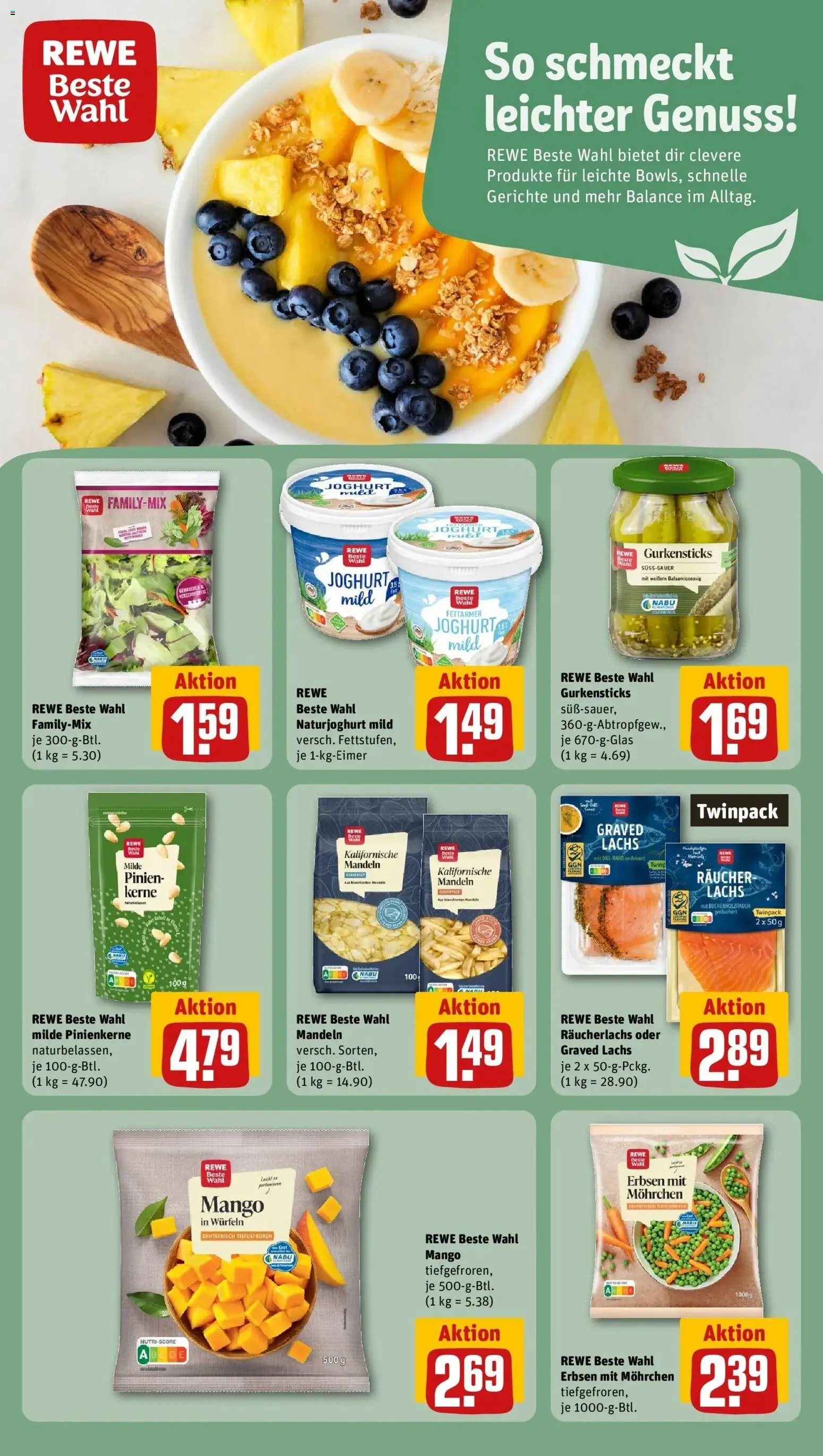 Rewe prospekt Buttenwiesen	 – gültig ab 22.02.2026 | Seite: 11 | Produkte: Joghurt, Lachs, Mango, Dill