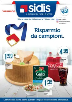 Anteprima del volantino Volantino Sidis valido a partire dal 23.02.2026