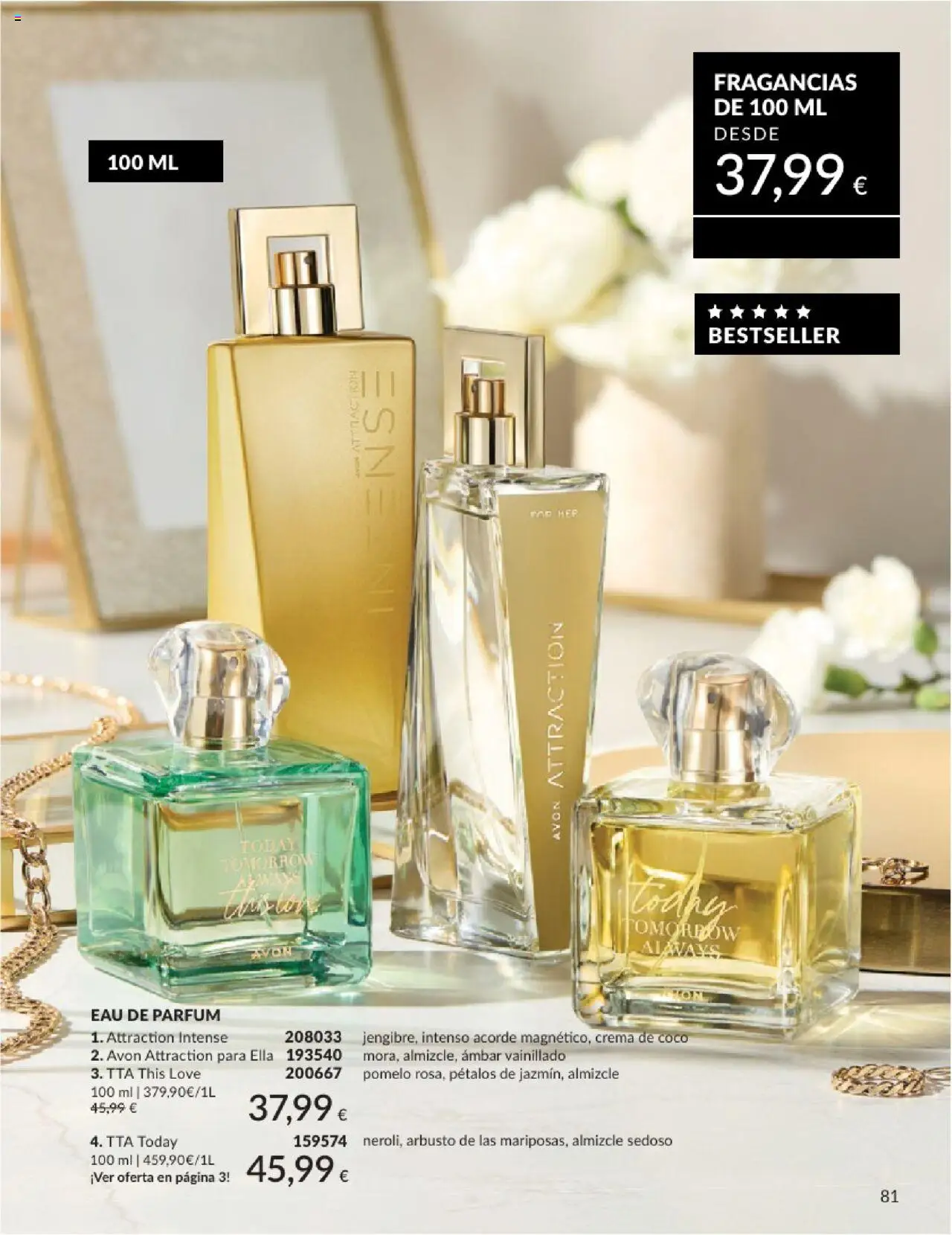 Catálogo AVON campaña 6 │ válido desde el 01.06.2025 | Página: 81 | Productos: Perfume, Τυρόπιτα, Crema, Eau de parfum