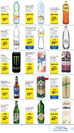 Náhled letáku Staropramen Cool Nealkoholické pivo, 0,5 l, plech, ochucené nealkoholické pivo, více druhů od 07.01.2026 | Strana: 7