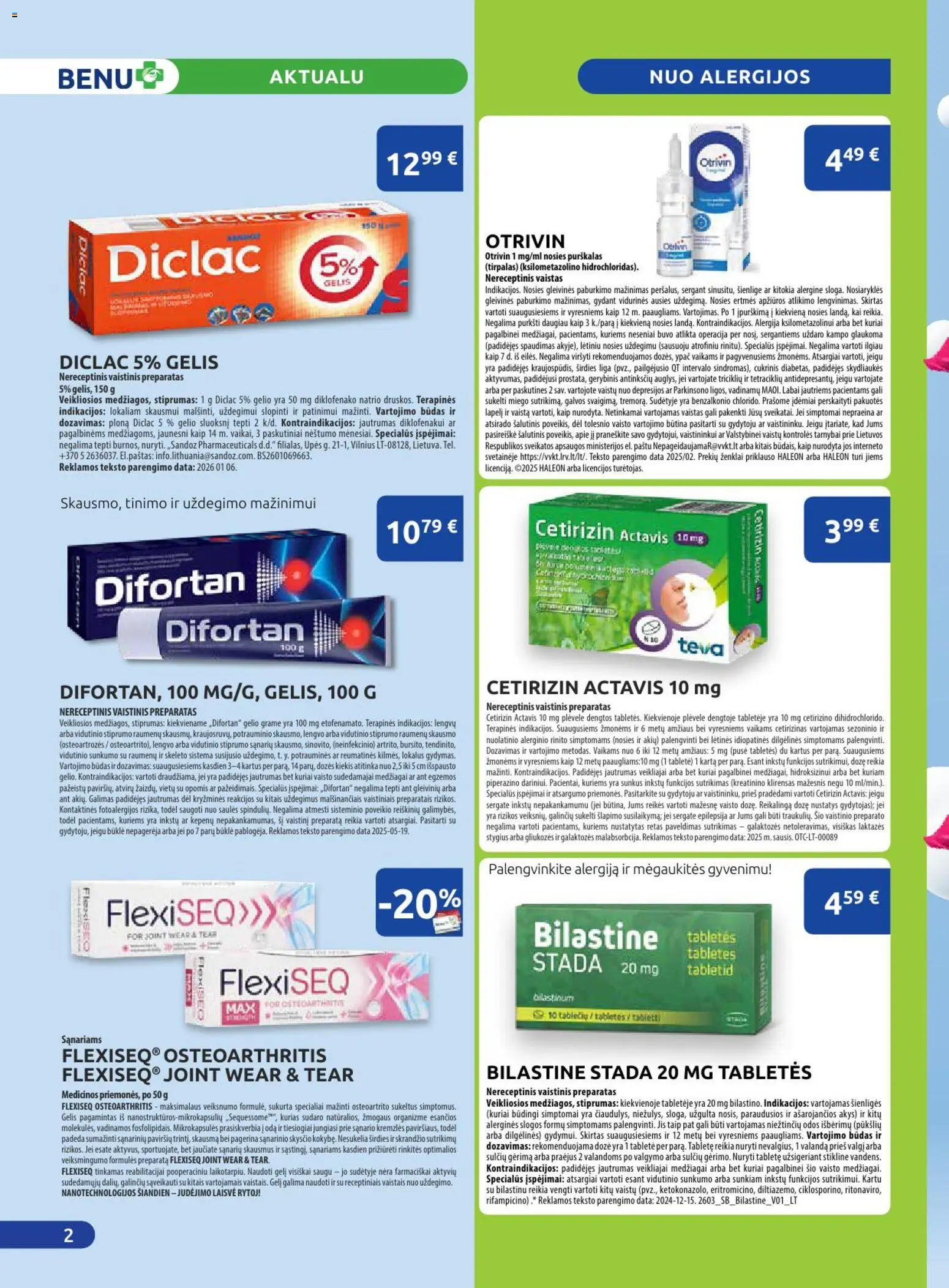 BENU akcijos nuo 01.04.2026 | Puslapis: 2