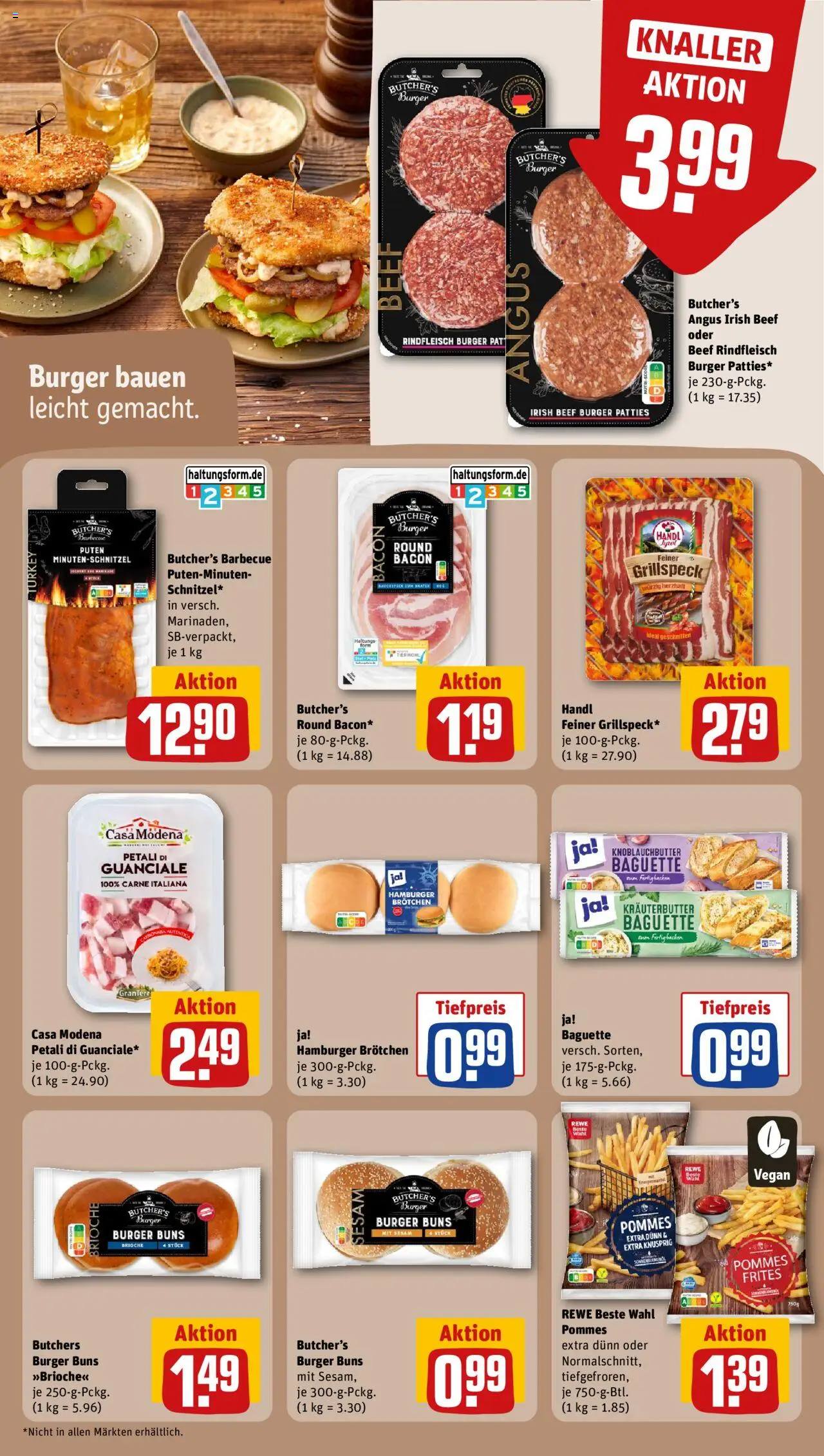  | Pagina: 14 | Producten: Hamburger, Baguette, Bacon