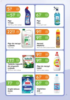 Pogląd oferty "Eurocash Gazetka - Katalog Chemiczny" - ważna od 01.01.2026 | Strona: 5 | Produkty: Cleaner, Mięta, Kapsułki fairy, Fairy