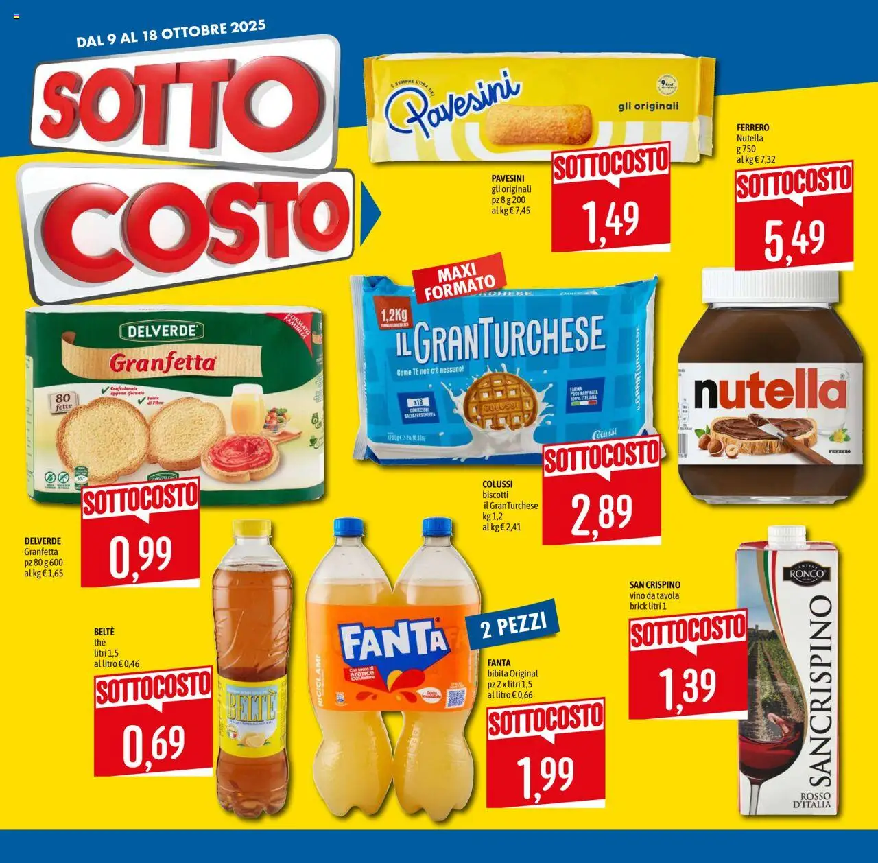 Volantino Emisfero del 09.10.2025 | Pagina: 6 | Prodotti: Tè, Vino, Fanta, Bibita