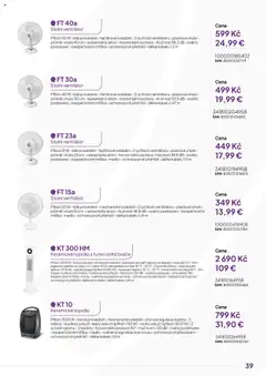 Expert elektro katalog - ECG - Malé domácí spotřebiče od 01.10.2024 | Strana: 39 | Produkty: Difuzér, Madlo, Ventilátor, Časovač