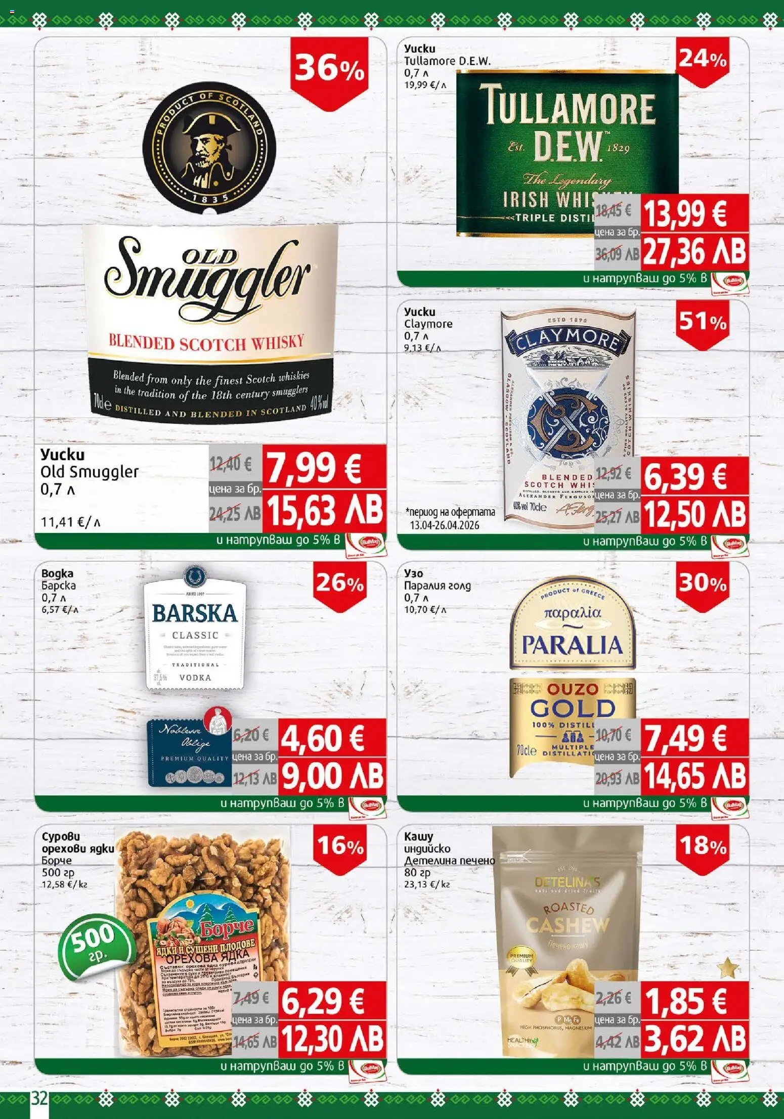 {H1} | Страница: 32 | Продукти: Плодове, Fehérje